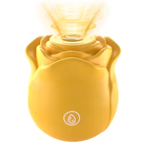 1PC Rose Flower 2 In 1 Vibrator Sucking Beating Nipple Clitoral Stimulator Powerful G-spot Vaginal Vibrator Sex Toys for Women