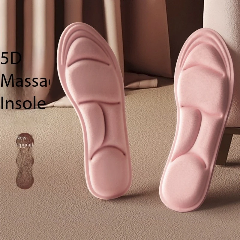 5D Massage Memory Foam Insoles For Shoes Sole Breathable Cushion Sport Running Insoles For Feet Orthopedic Insoles