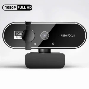 Webcam 1080P Full HD Webcam with Microphone, USB Webcam for 4K Autofocus PC Laptop Video Recording Camera