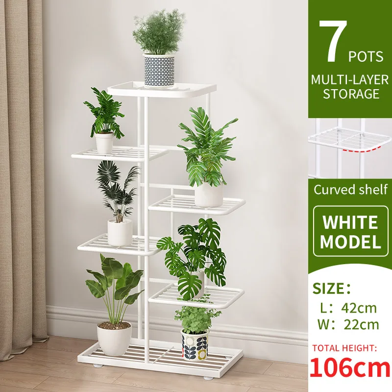 Plant stand Stand For Flowers Flower Stand Flowerpot Organizer Iron 4/5/6Layers Plant Holder Storage Shelf Pot Rack Organizer - Image 8