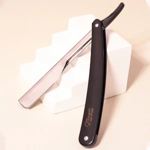 1/2pcs straight edge shaver high-end salon folding men's manual shaver，Special for real hair wigs