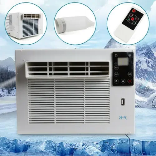 Mini Mobile Air Conditioner Cooler 280W Compact Built-In Window Air Conditioner