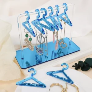 Acrylic Jewelry Storage Rack 8 Small Hanger Jewelry Storage Display Rack Personalized Earrings Hanging Jewelry Display Rack