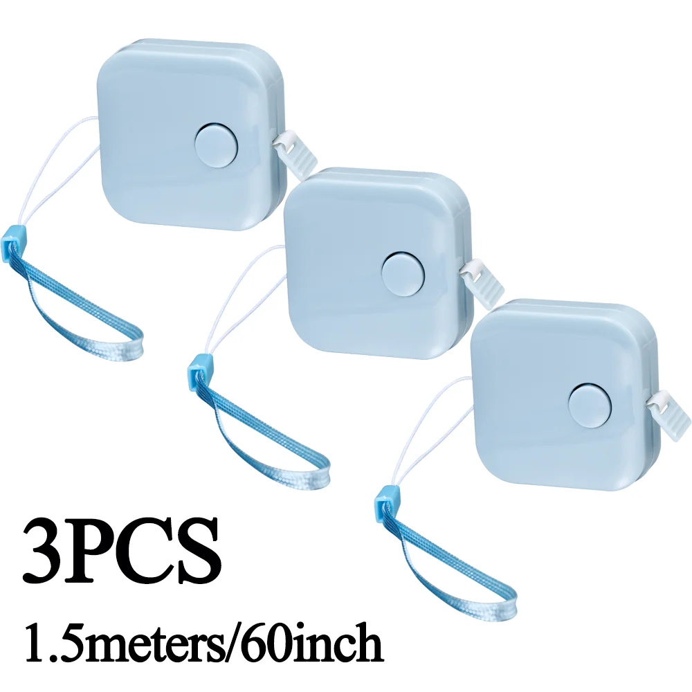 1.5M Portable Tape Measure Small Jewelry measurement Ruler for Weight Loss Medical Body Measurement Tailor Measure Clothes Waist - Image 18