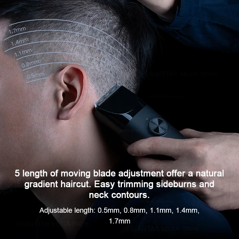 XIAOMI MIJIA Hair Trimmer Machine IPX7 Waterproof Hair Clipper Professional Cordless Electric Hair Cutting Barber Trimmers Men - Image 5