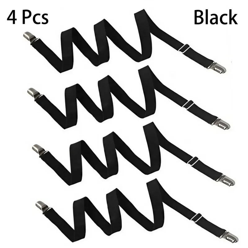 4PCS Double Clip Sheet Fasteners - Versatile Sheet Clips for Bed Sheets and Sofa Covers with Non-slip Adjustment - Image 6