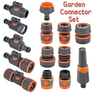 1-Pcs 1/2" 3/4" 1" Garden Hose Quick Connect Adapters -EU BPS Threaded Fittings for Faucets, Spray Guns & Watering Systems