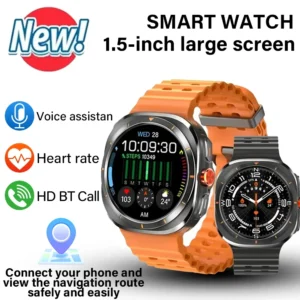 LAXASFIT 2025 Smart Watch Men's Multifunctional Sports Fitness Bluetooth Talk Heart Rate Monitor Women Smartwatch Gift