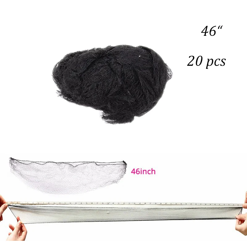 20Pcs Durable Nylon Hair Net For Bun Hair Hair style Tool Black Beige Brown 5Mm Hair Net For Wigs Mesh Hair Styling Hairnets - Image 7