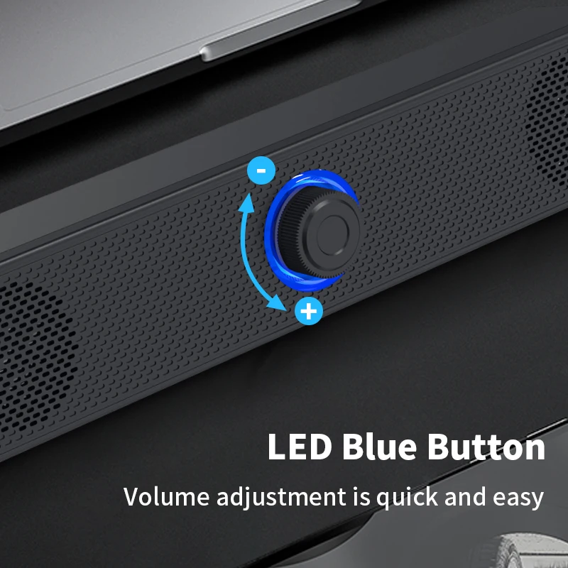 Long desktop dual speakers wired 1002, wireless Bluetooth 3511, USB-powered, AUX 3.5mm,LED lights 3D stereo laptop TV speaker - Image 2