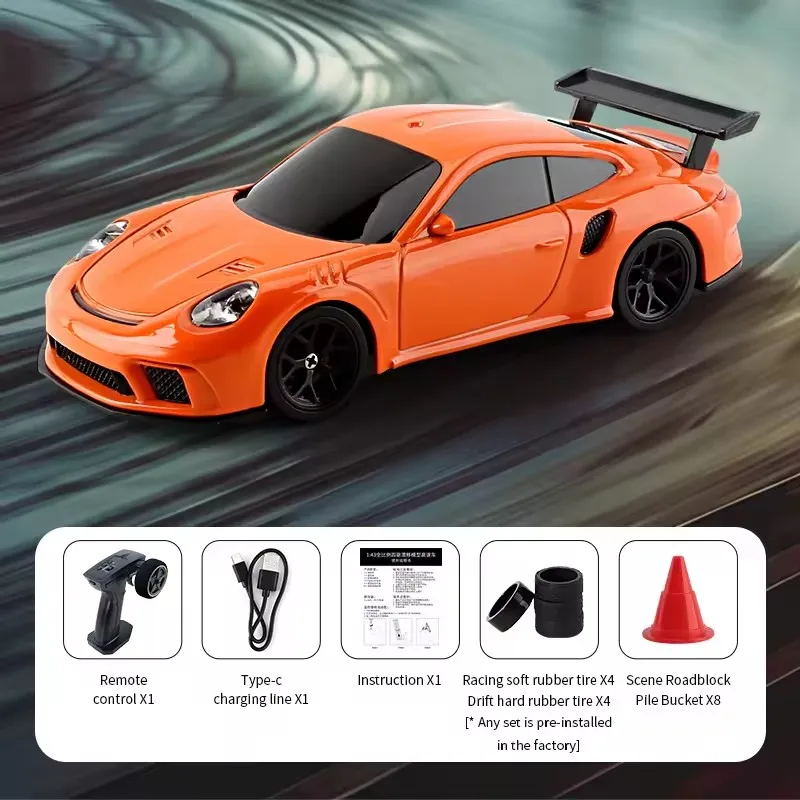 Wireless Remote Control 1: 43 Mini 4wd Drift Remote Control Car Full Scale Professional Rc Racing Boy High Speed Remote Vehicle - Image 4