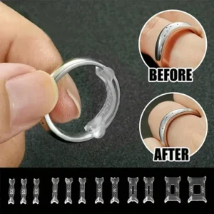 12Pcs 1 Set Ring Adjustment Pad Ring Size Adjuster Fixed Reduction Pad