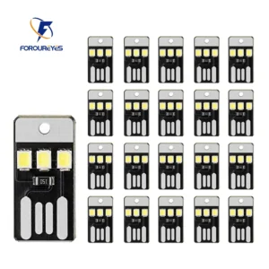 20pack Book Light Mini Night Lighting 2835SMD Book Lamp Bulb 5V 0.2W Led Usb Light for Power Bank Computer Laptop