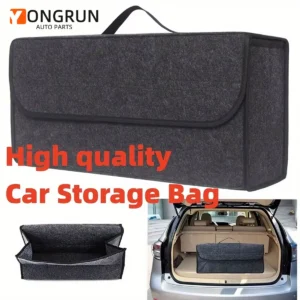 Car Storage Bag Folding Car Trunk Storage Box Dark Gray Car Trunk Storage Cabinet Foldable Car Trunk Folding Car Trunk Felt