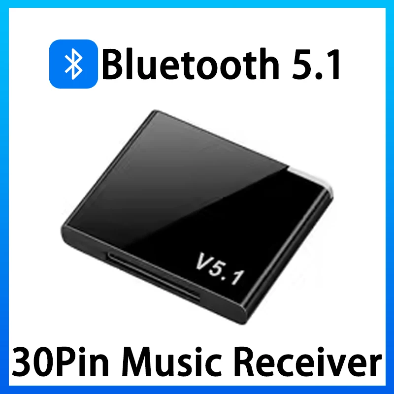 30Pin Bluetooth 5.4 5.1 Music Receiver A2DP/AVRCP Mini Wireless Audio Adapter For IPhone IPod 30 PIN Analog Speaker HIFI Stereo - Image 7