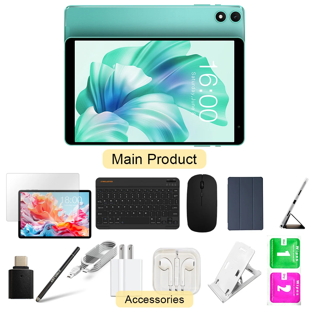 Teclast P85T Tablet PC Allwinner A523 8-Core/8inch 1280*800 HD IPS/4GB RAM/64GB ROM/5000mAh Type-C/Android 14/WiFi6+BT5.2 - Image 7