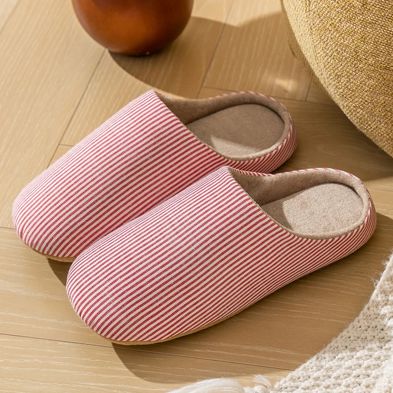 Unisex Home Slippers Soft Fur Slippers Warm Indoor Flat Slides Nonslip Couples Shoes Bedroom Light Slience Flats Autumn&Spring - Image 8