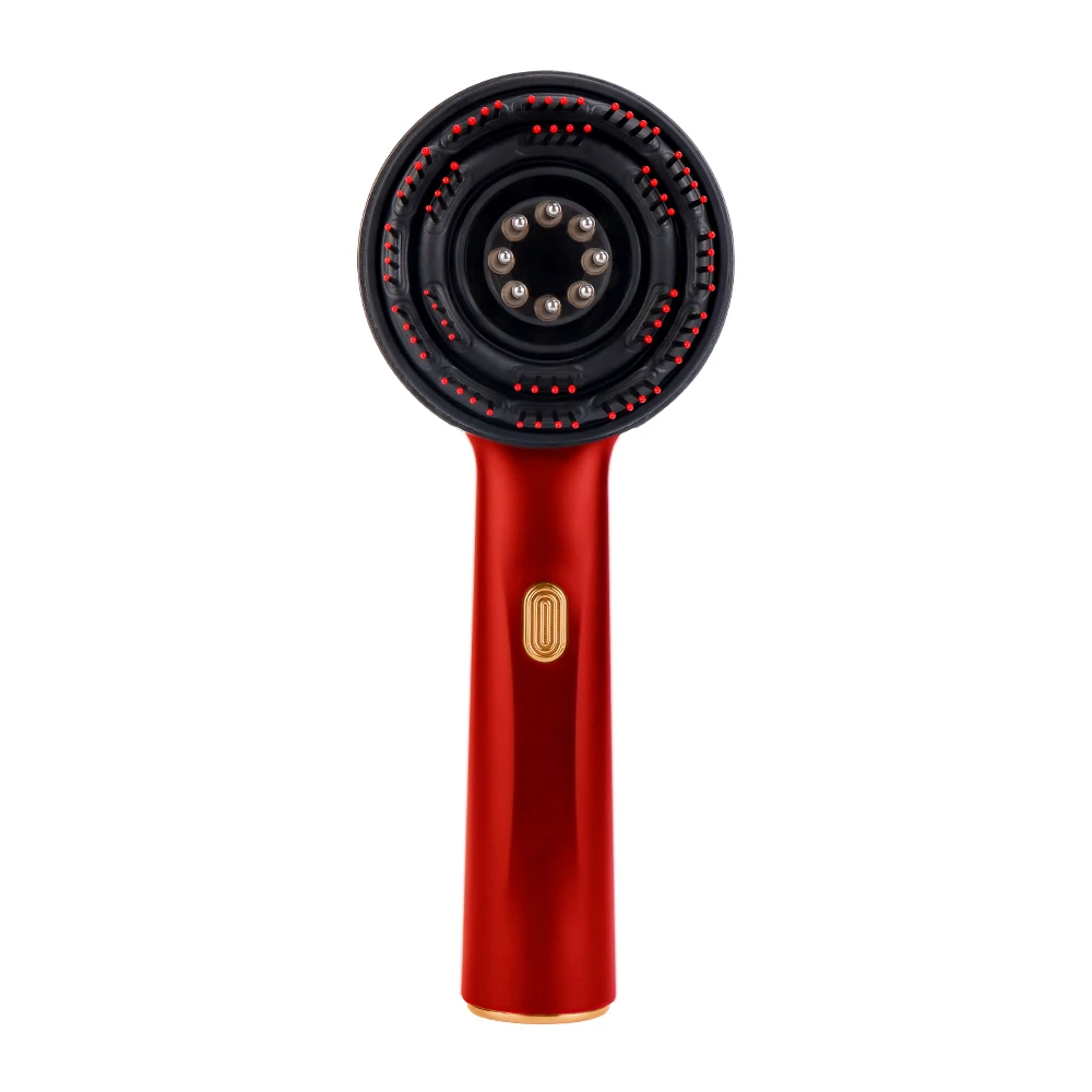 Electric Massage Comb Vibration Red Light Therapy Hair Growth Massage Scalp Massage Brush Anti Hair Loss Liquid Oil Applicator - Image 7