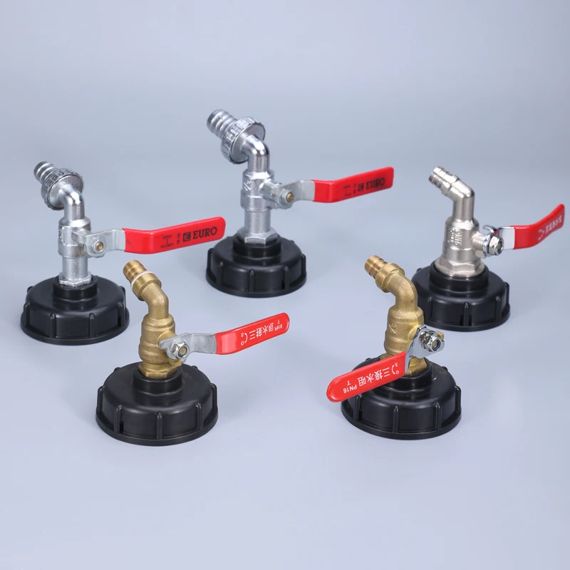 S60x6 Coarse Thread IBC Tank Tap Connecter X 1/2'' 3/4'' Water Coupling Adapter 1000L Garden Home Replacement Valve Fitting - Image 6