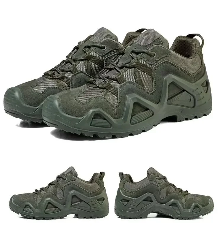 Mens Combat Tactical Boots WaterProof Outdoor Hiking Ankle Work Boots Climbing Botas Tacticas Militar Intervention Safety shoes - Image 4