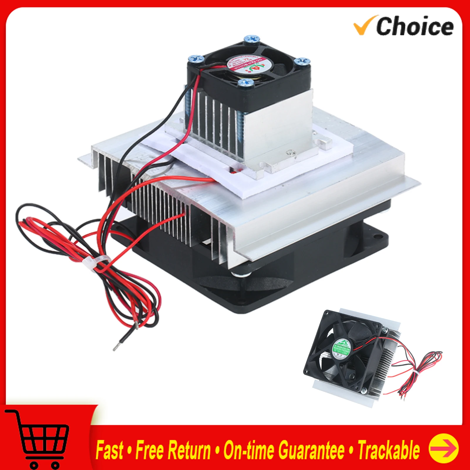 TEC Electron Semiconductor Refrigeration Cooler Cooling Plate DIY Radiator Local Cooling Small Space Cooling Device Kit