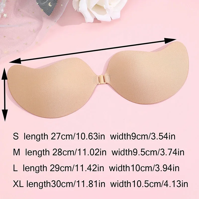 1 Piece Invisible Adhesive Lift Bra, Convex Enhancer Strapless Seamless Lingerie Accessory - Image 4
