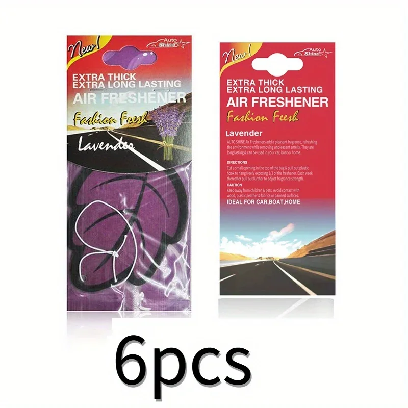 3-60pcs Car Air Freshener Natural Scented Tea Paper Auto Hanging Vanilla Perfume Fragrance Leaf Shape Car Accessories Interior - Image 21