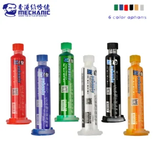 MECHANIC 6 Colors UV Curing Solder Mask Ink Welding Oil 10cc BGA PCB Paint Prevent Corrosive Arcing Soldering Paste Weld Flux