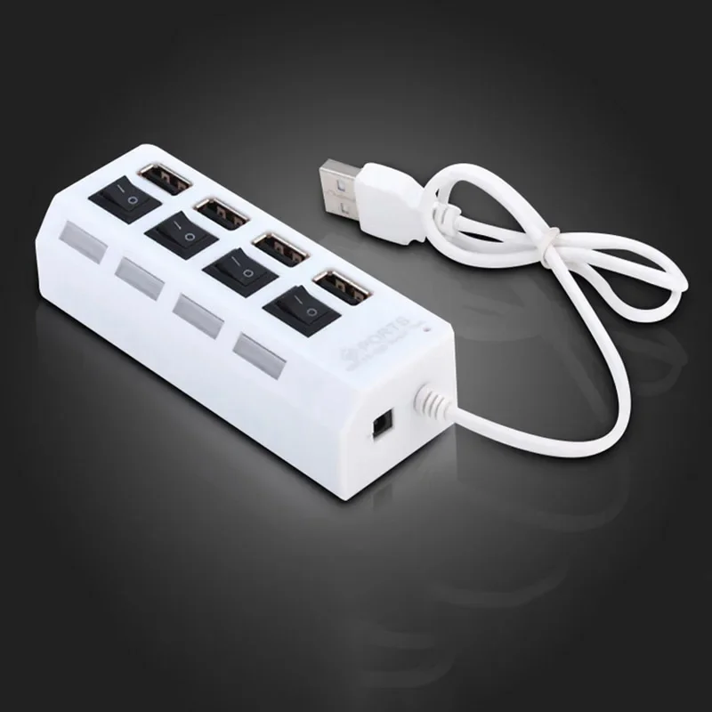 Expander Multi USB Splitter Multiple Extender with LED Lamp Switch for PC Laptop High Speed 4/7 Ports USB HUB 2.0 Adapter - Image 3