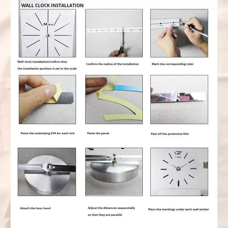 3D Acrylic Digital Wall Clock Roman Numerals Design Mirror Wall Clock Fashion Large Round Wall Clock DIY Self Adhesive Clocks - Image 5