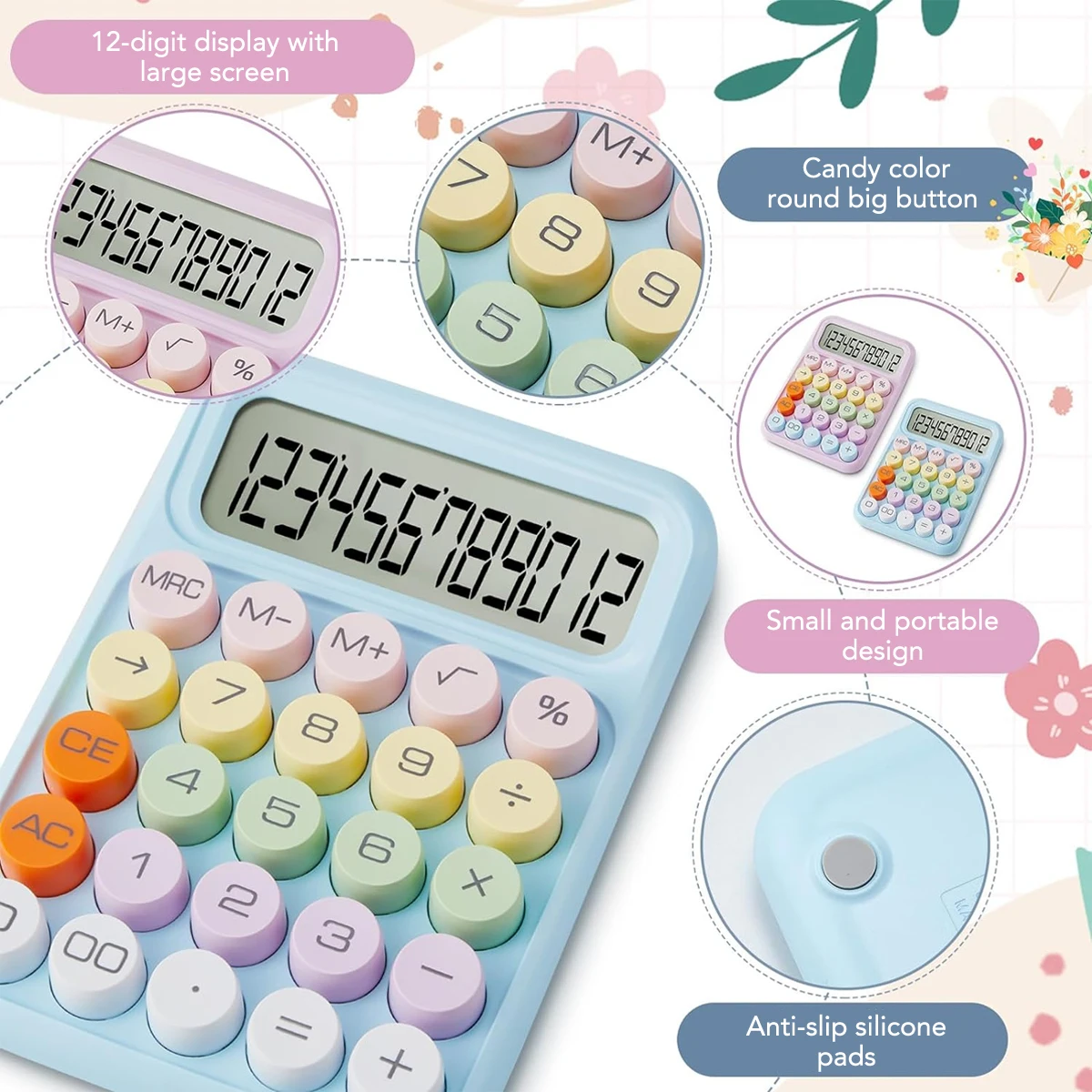 Calculator Dopamine Candy Color High Value Multifunctional Calculator for College Students Children Learning - Image 2