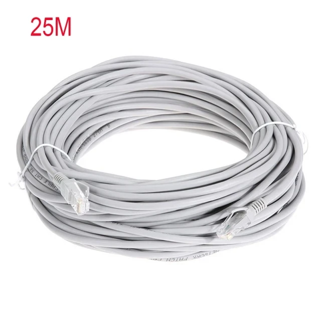 Cable Ethernet De Alta Velocidad Cat5e RJ45 Cable De Red LAN Enrutador De Ordenador Patch Cord,0.4M/1M/2M/3M/5M/10M/15M/20M/25M - Image 8