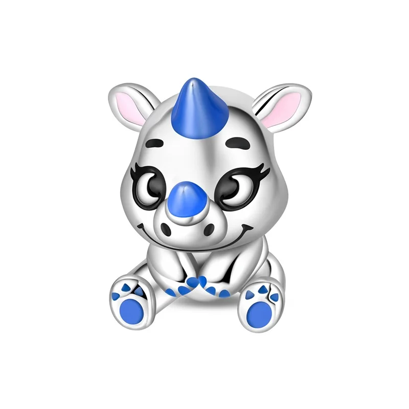 Original 925 Sterling Silver Charms Beads Cute Cat Dog Tiger Koala Animal Charm Pendant For Women Fine DIY Birthday Jewelry Gift - Image 8