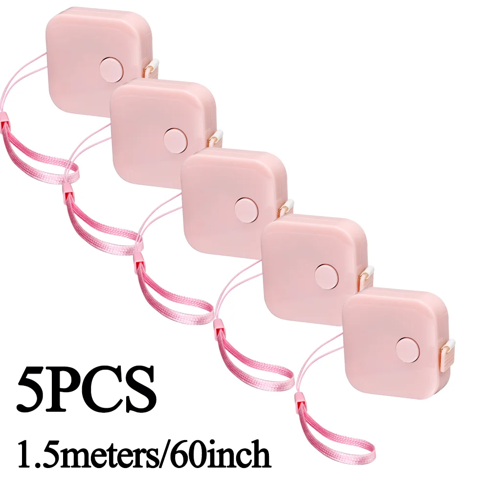 1.5M Portable Tape Measure Small Jewelry measurement Ruler for Weight Loss Medical Body Measurement Tailor Measure Clothes Waist - Image 24