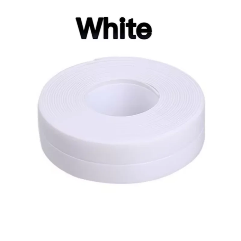 PVC Sealing Strip Tape Bathroom Bath Toilet Caulk Tape Self Adhesive Waterproof Mildew Proof Tapes For Kitchen Sink Wall Corner - Image 8