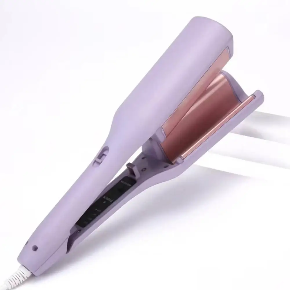 32MM Electric Curling Iron Automatic Lambswool Curling Tool Long Lasting Styling French Styling Rotating Anti-Flame Design - Image 6