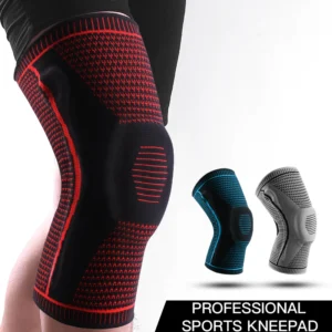 1 PC Knee Pads Strap Patella Medial Support Meniscus Silicone Compression Protection Sport Knee Braces Basketball Running Prot