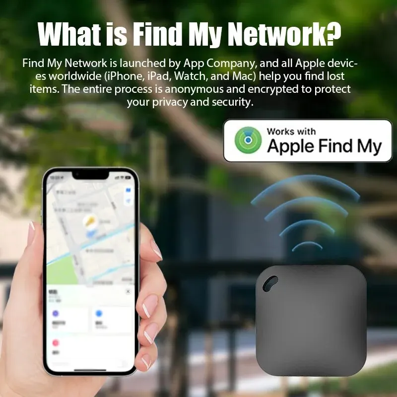 Smart Bluetooth GPS Tracker Work with Apple Find My APP ITag Anti Lost Reminder Device MFI Rated Locator Car Key Pet Kids Finder - Image 4