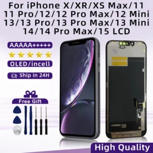 AAA OLED For iPhone X XR XS MAX Display 11 11 Pro 12Pro 12 LCD Screen Digitizer For iPhone 12 Mini 13 14 Pro Max incell 15