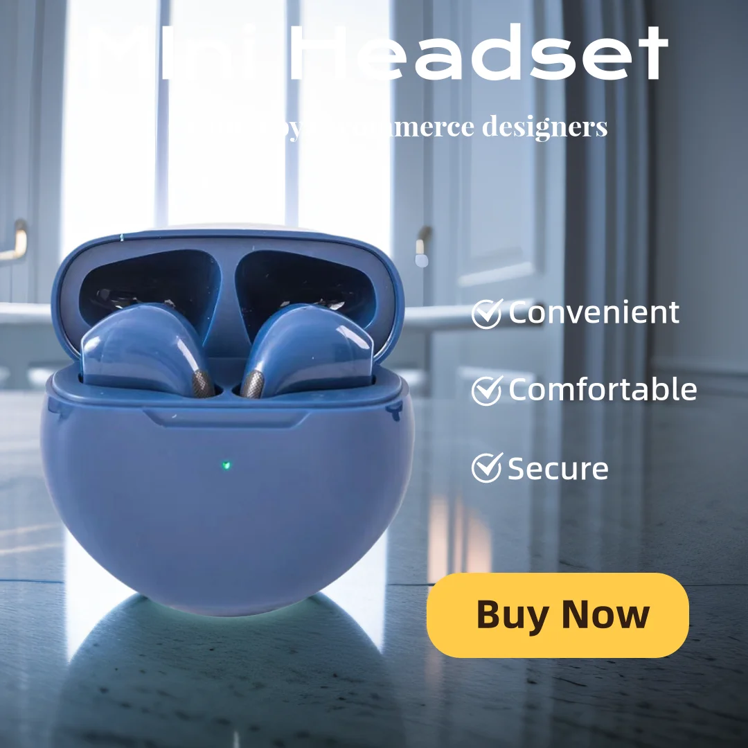 TWS Bluetooth Earphones Wireless Bluetooth Headset Noise Cancelling Earbuds with Mic Wireless Headphones - Image 3