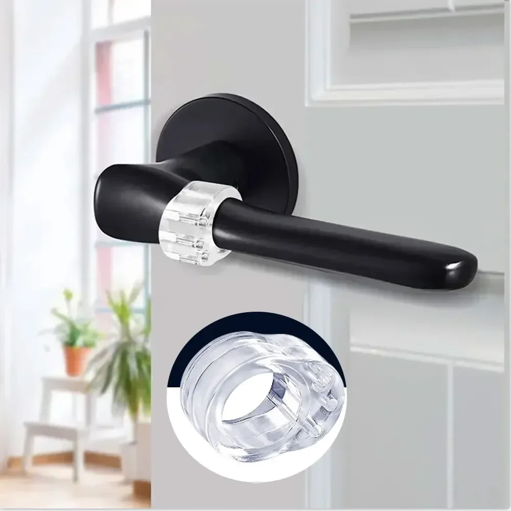 Transparent Door Handle Bumper | Wall Protection & Anti-Collision Pad | Self-Adhesive Door Knob Guard for Home - Image 3