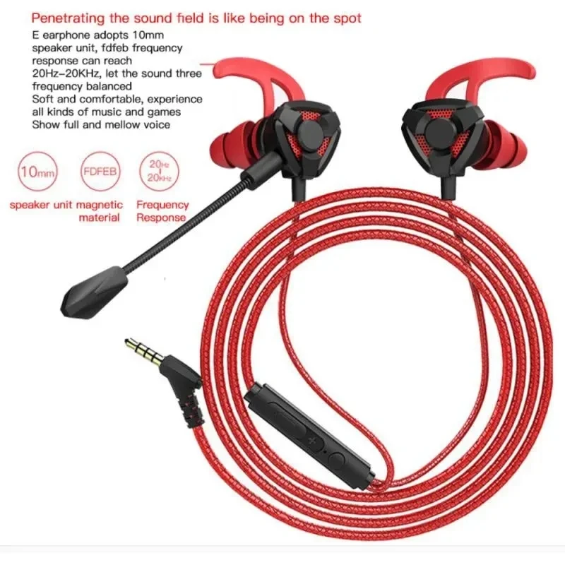 Headset Gamer Headphones Wired Earphone Gaming Earbuds With Mic For Pubg PS4 CSGO Casque Phone Tablet Laptop Universal Game - Image 4