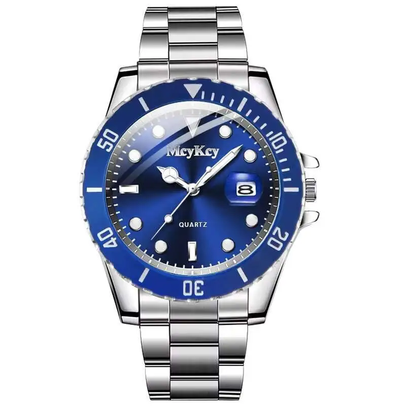 Fashion Men Business Watches Luxury Large Dial Calendar Watch Men's Quartz Wristwatch Reloj Hombre - Image 6