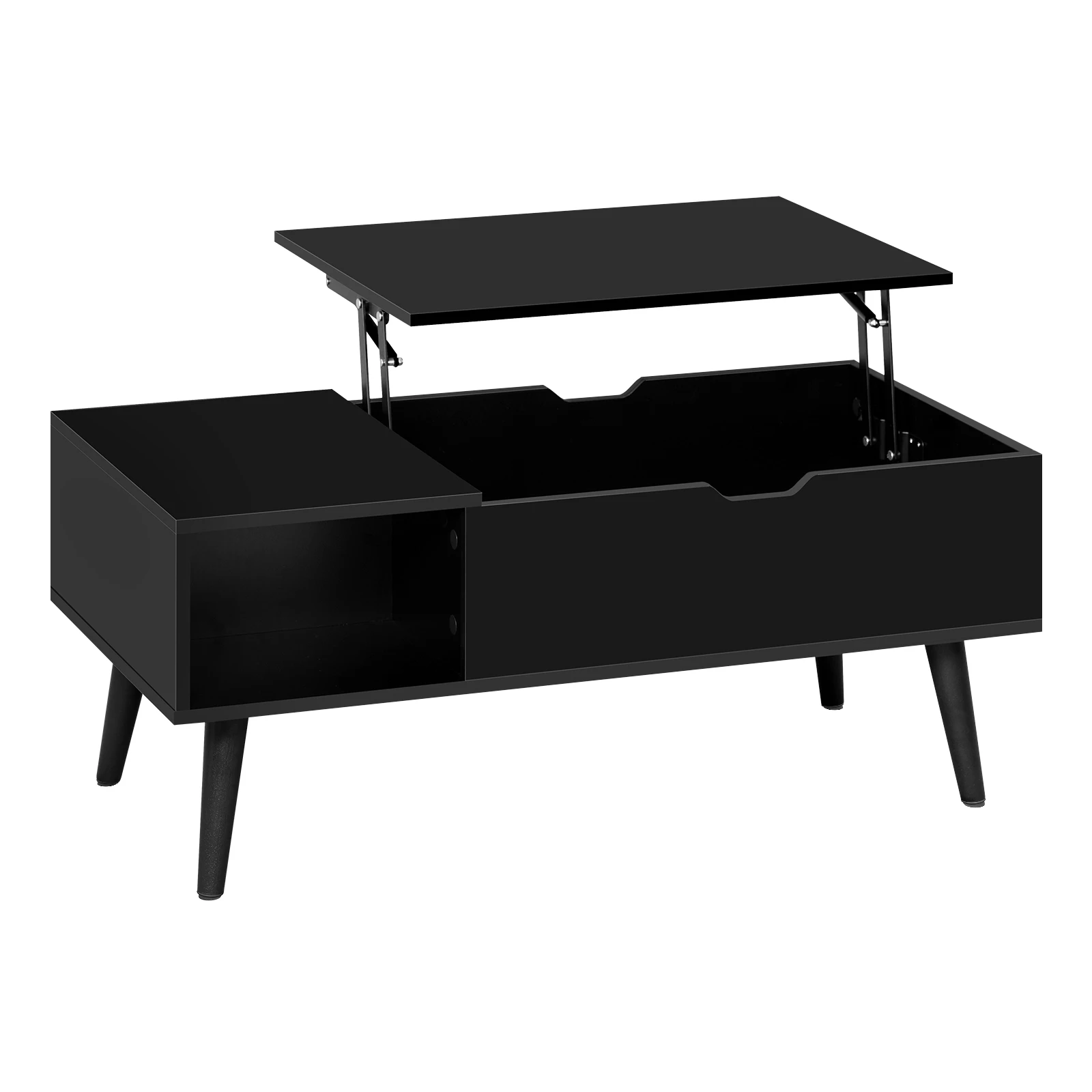 WOLTU Height-Adjustable Coffee Table Living Room Table with Hidden Storage Lifting Board Folding Table for Side Sofa Home Decor - Image 9