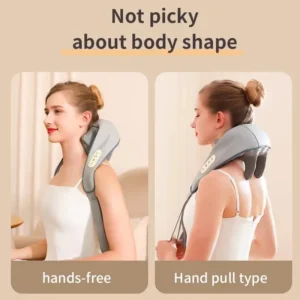 Wireless Neck And Back Massager Neck And Shoulder Knead ing Massage Shawl Neck Cervical Relaxing Trapezius Massager