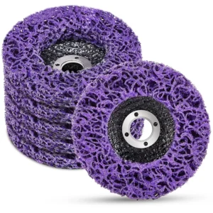 1-5 Pcs 100/115/125mm Coral Disc Poly Strip Disc Grinder Strip Disc Abrasive Wheel Paint Rust Removal Clean For Angle Grinder