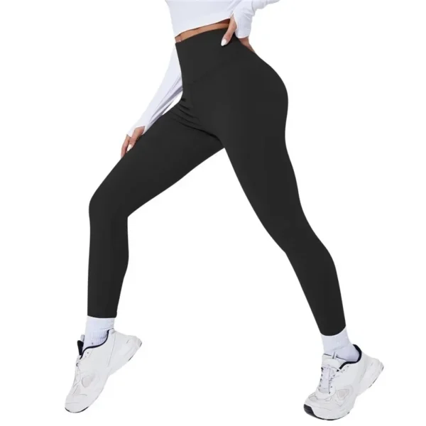 1pc Women High Waist Yoga Leggins Gym Sports Tights Woman Running Pants Sexy Butt Lifting Leggings Gym Fitness Push Up Leggins ﻿ - 图片 6