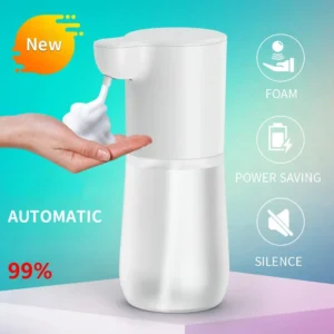 Automatic Sensor Foam Dispenser Touchless Type-C Charging Capacity Smart Liquid Soap Dispenser Infrared Sensor Soap Dispenser