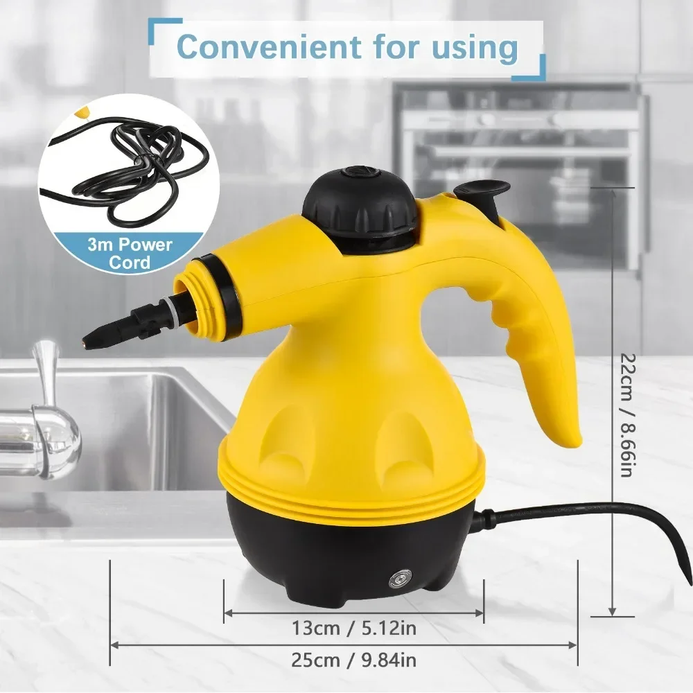 Hand-held High Temperature Steam Cleaner for Kitchen Range Hood Cleaning Home Bathroom, Car Cleaning Tools - Image 5