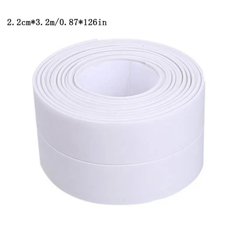 PVC Sealing Strip Tape Bathroom Bath Toilet Caulk Tape Self Adhesive Waterproof Mildew Proof Tapes For Kitchen Sink Wall Corner - Image 6